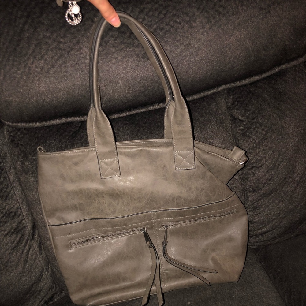 Grey purse
